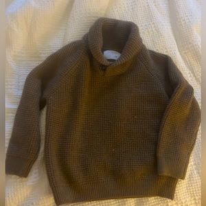 Zara boys brown cowl neck sweater size 7